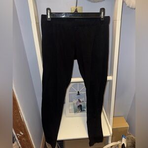 Garage Black Logo Elastic Waistband Pants